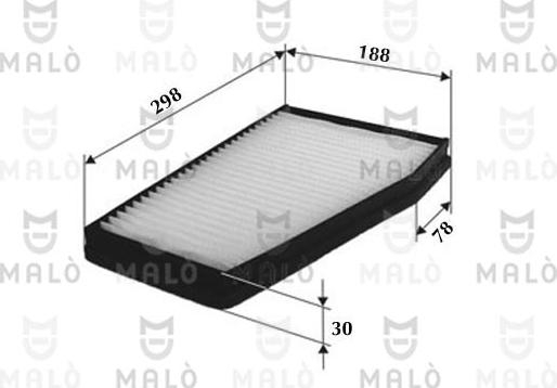 AKRON-MALÒ 1531941 - Фільтр, повітря у внутрішній простір autocars.com.ua