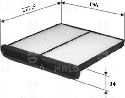 AKRON-MALÒ 1532031 - Фільтр, повітря у внутрішній простір autocars.com.ua
