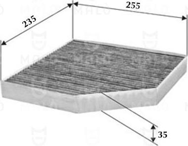 AKRON-MALÒ 1532042 - Фільтр, повітря у внутрішній простір autocars.com.ua