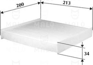 AKRON-MALÒ 1532051 - Фільтр, повітря у внутрішній простір autocars.com.ua