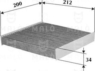 AKRON-MALÒ 1532052 - Фільтр, повітря у внутрішній простір autocars.com.ua