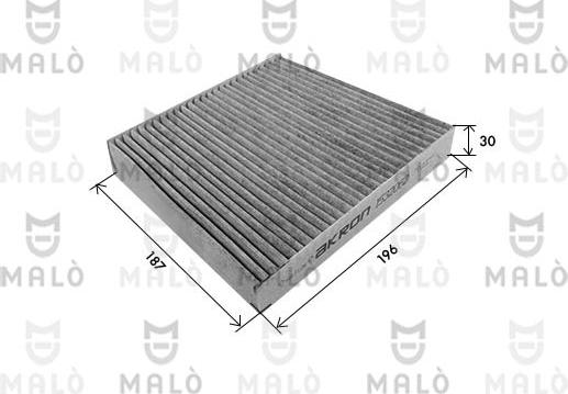 AKRON-MALÒ 1532062 - Фільтр, повітря у внутрішній простір autocars.com.ua