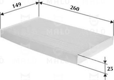 AKRON-MALÒ 1532081 - Фільтр, повітря у внутрішній простір autocars.com.ua