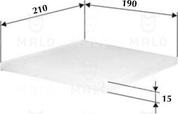 AKRON-MALÒ 1532111 - Фільтр, повітря у внутрішній простір autocars.com.ua