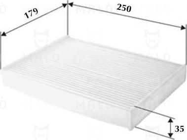 AKRON-MALÒ 1532121 - Фільтр, повітря у внутрішній простір autocars.com.ua