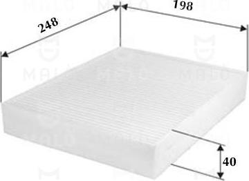 AKRON-MALÒ 1532131 - Фільтр, повітря у внутрішній простір autocars.com.ua