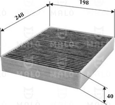 AKRON-MALÒ 1532132 - Фільтр, повітря у внутрішній простір autocars.com.ua