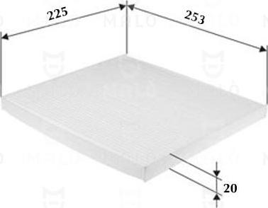 AKRON-MALÒ 1532201 - Фільтр, повітря у внутрішній простір autocars.com.ua