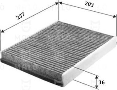 AKRON-MALÒ 1532272 - Фільтр, повітря у внутрішній простір autocars.com.ua