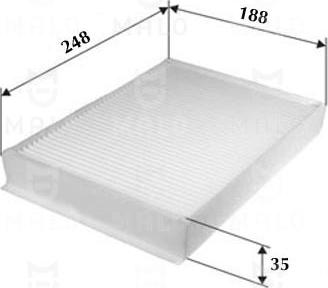 AKRON-MALÒ 1532301 - Фільтр, повітря у внутрішній простір autocars.com.ua