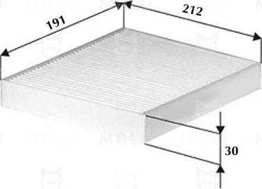 AKRON-MALÒ 1532321 - Фільтр, повітря у внутрішній простір autocars.com.ua