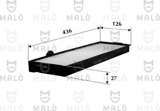 AKRON-MALÒ 1532331 - Фільтр, повітря у внутрішній простір autocars.com.ua