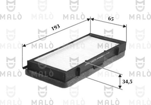 AKRON-MALÒ 1532341 - Фільтр, повітря у внутрішній простір autocars.com.ua