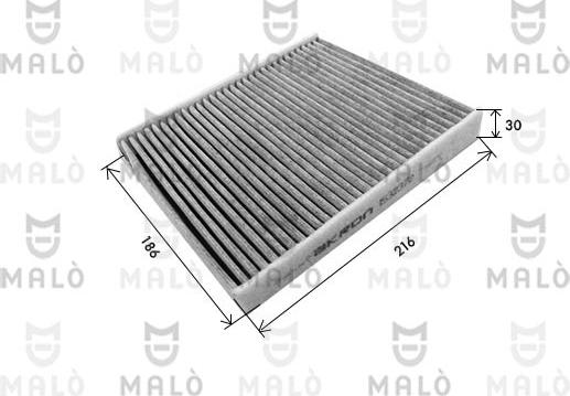 AKRON-MALÒ 1532372 - Фільтр, повітря у внутрішній простір autocars.com.ua