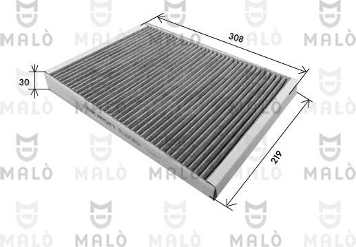 AKRON-MALÒ 1532382 - Фільтр, повітря у внутрішній простір autocars.com.ua