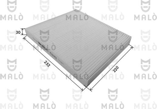 AKRON-MALÒ 1532401 - Фільтр, повітря у внутрішній простір autocars.com.ua