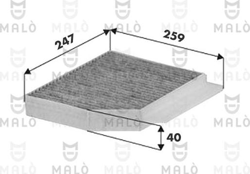 AKRON-MALÒ 1532482 - Фільтр, повітря у внутрішній простір autocars.com.ua