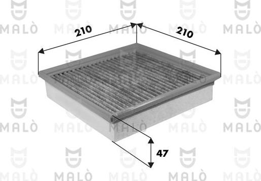 AKRON-MALÒ 1532522 - Фільтр, повітря у внутрішній простір autocars.com.ua