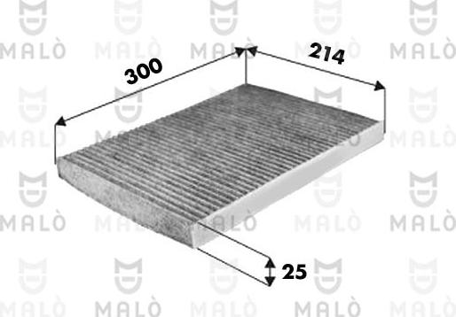 AKRON-MALÒ 1532532 - Фільтр, повітря у внутрішній простір autocars.com.ua