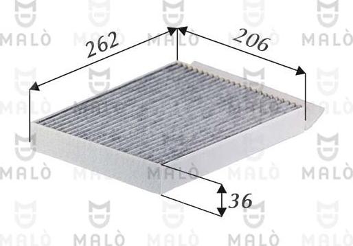 AKRON-MALÒ 1532692 - Фільтр, повітря у внутрішній простір autocars.com.ua