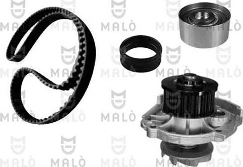 AKRON-MALÒ 1555016 - Водяний насос + комплект зубчатого ременя autocars.com.ua