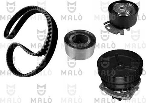 AKRON-MALÒ 1555025 - Водяний насос + комплект зубчатого ременя autocars.com.ua