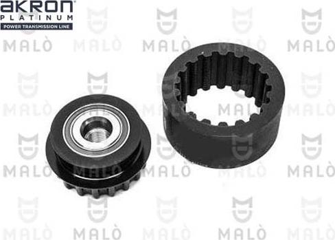 AKRON-MALÒ 1580165 - Ремінний шків, генератор autocars.com.ua