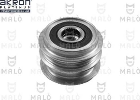 AKRON-MALÒ 1580177 - Ремінний шків, генератор autocars.com.ua