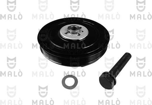 AKRON-MALÒ 6580191S - Ремінний шків, колінчастий вал autocars.com.ua