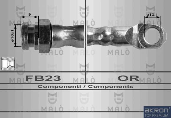 AKRON-MALÒ 8356 - Гальмівний шланг autocars.com.ua