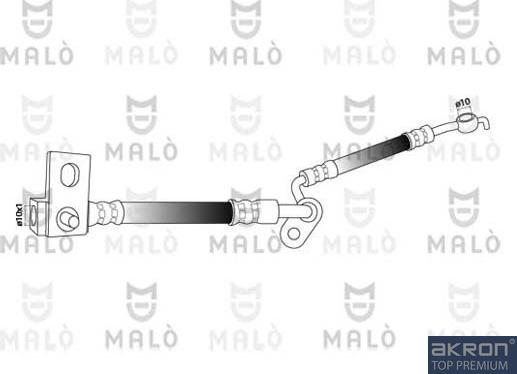 AKRON-MALÒ 80218 - Гальмівний шланг autocars.com.ua