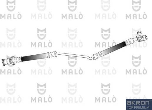 AKRON-MALÒ 80417 - Гальмівний шланг autocars.com.ua