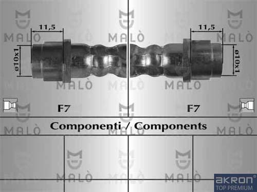 AKRON-MALÒ 80896 - Гальмівний шланг autocars.com.ua