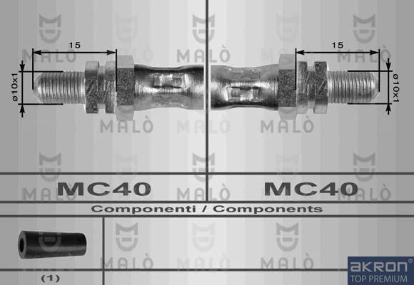AKRON-MALÒ 8565 - Гальмівний шланг autocars.com.ua