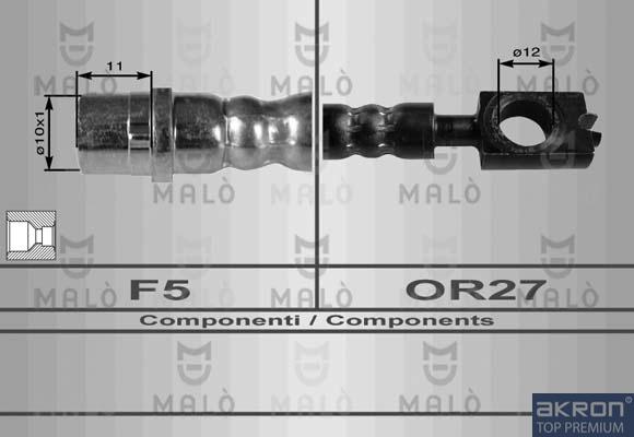 AKRON-MALÒ 8968 - Гальмівний шланг autocars.com.ua