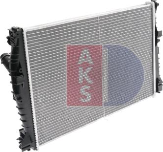AKS Dasis 010005N - Радіатор, охолодження двигуна autocars.com.ua