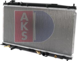 AKS Dasis 010026N - Радіатор, охолодження двигуна autocars.com.ua