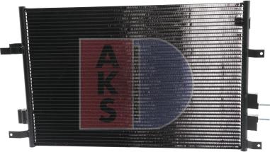 AKS Dasis 012004N - Конденсатор, кондиціонер autocars.com.ua