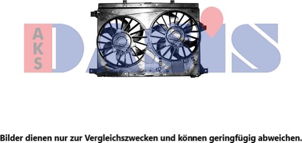 AKS Dasis 018020N - Вентилятор, охлаждение двигателя autodnr.net