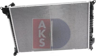 AKS Dasis 020014N - Радіатор, охолодження двигуна autocars.com.ua