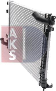 AKS Dasis 020014N - Радіатор, охолодження двигуна autocars.com.ua