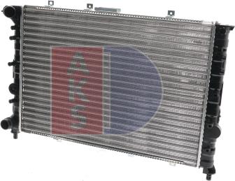 AKS Dasis 020021N - Радіатор, охолодження двигуна autocars.com.ua