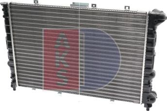 AKS Dasis 020021N - Радіатор, охолодження двигуна autocars.com.ua