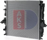 AKS Dasis 020068N - Радіатор, охолодження двигуна autocars.com.ua