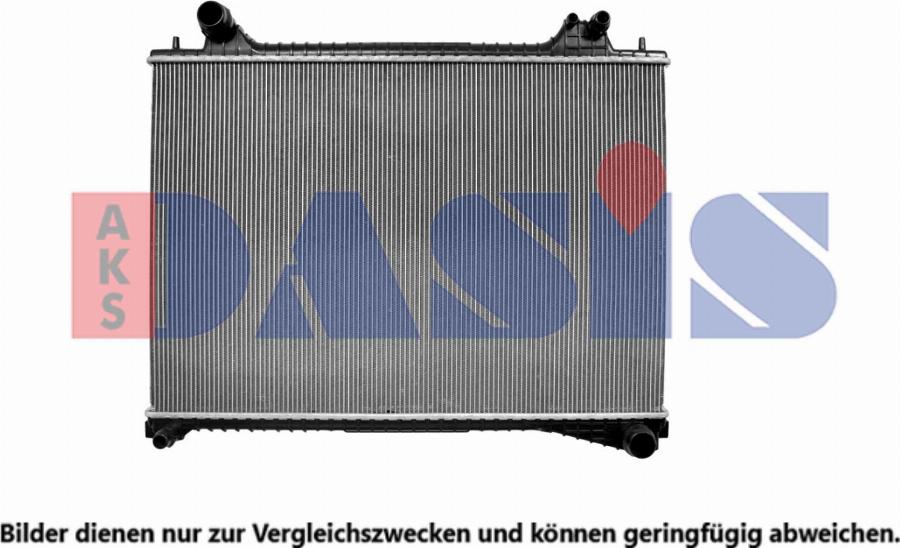 AKS Dasis 020083N - Радіатор, охолодження двигуна autocars.com.ua