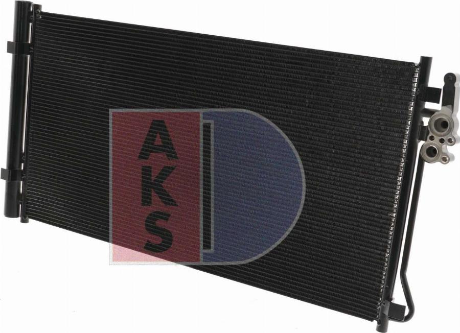 AKS Dasis 022015N - Конденсатор, кондиціонер autocars.com.ua