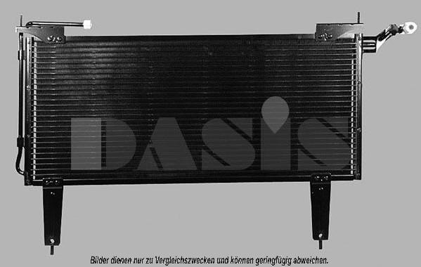 AKS Dasis 022150N - Конденсатор, кондиціонер autocars.com.ua