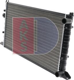 AKS Dasis 040000N - Радіатор, охолодження двигуна autocars.com.ua