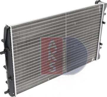 AKS Dasis 040007N - Радиатор, охлаждение двигателя autodnr.net