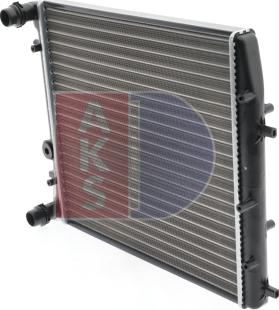 AKS Dasis 040008N - Радіатор, охолодження двигуна autocars.com.ua